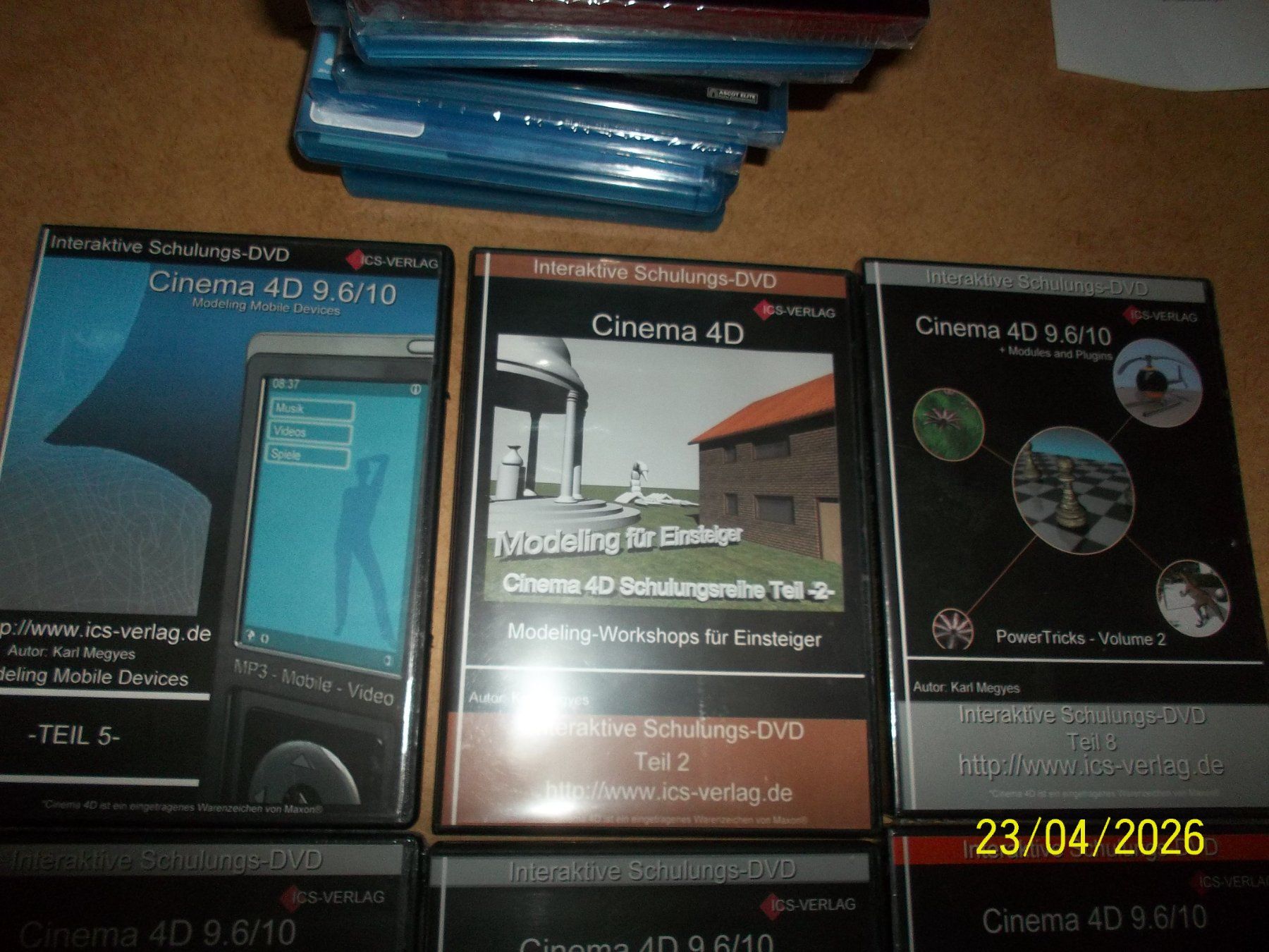 Software: 6 Schulungs DVDs Cinema 4D 9.6/10 – Usato da Root venduto da annaa19 2