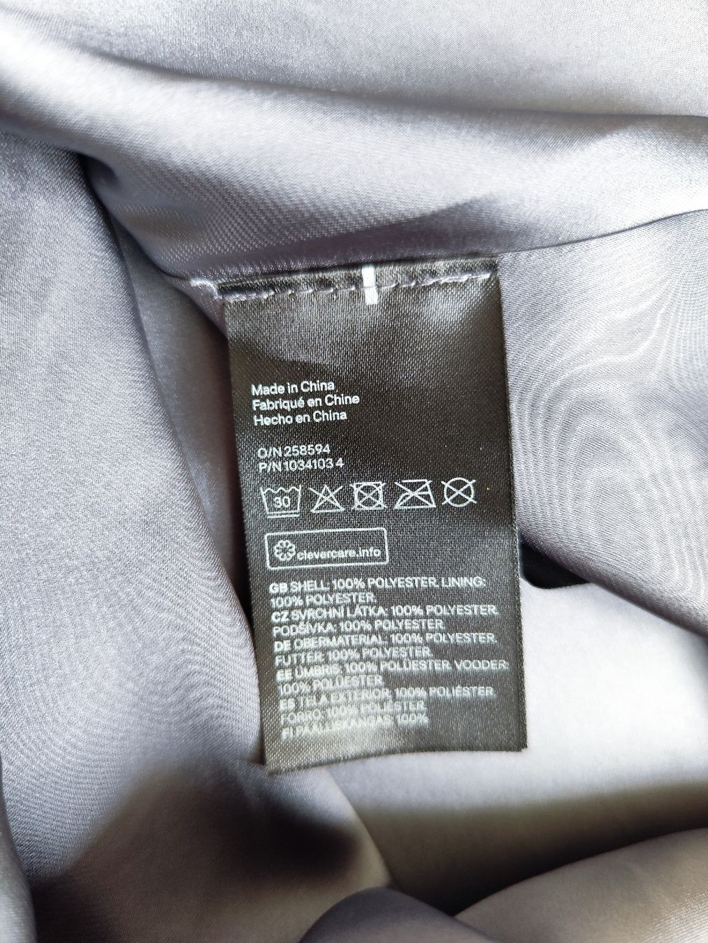 H&M Vestiti: H&M Dress pleated grey size M  – Usato da Mägenwil venduto da VintageGirly 8
