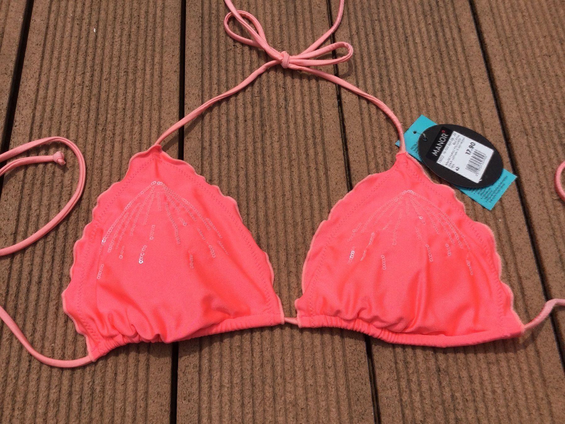 Costumi da bagno & Bikini: Maillot de bain/Bikini saumoné & perles, taille 42, NEUF – Nuovo e nell'imballaggio originale da Agiez venduto da chouchanelle 4