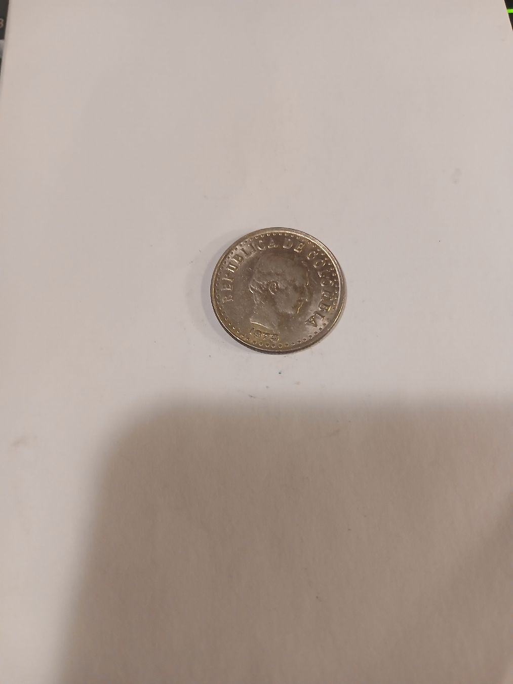 Tutti le monete: Pièce rare de Colombie - 20 Centavos - Année 1973 – Usato da Marly venduto da globetrotter1723 1