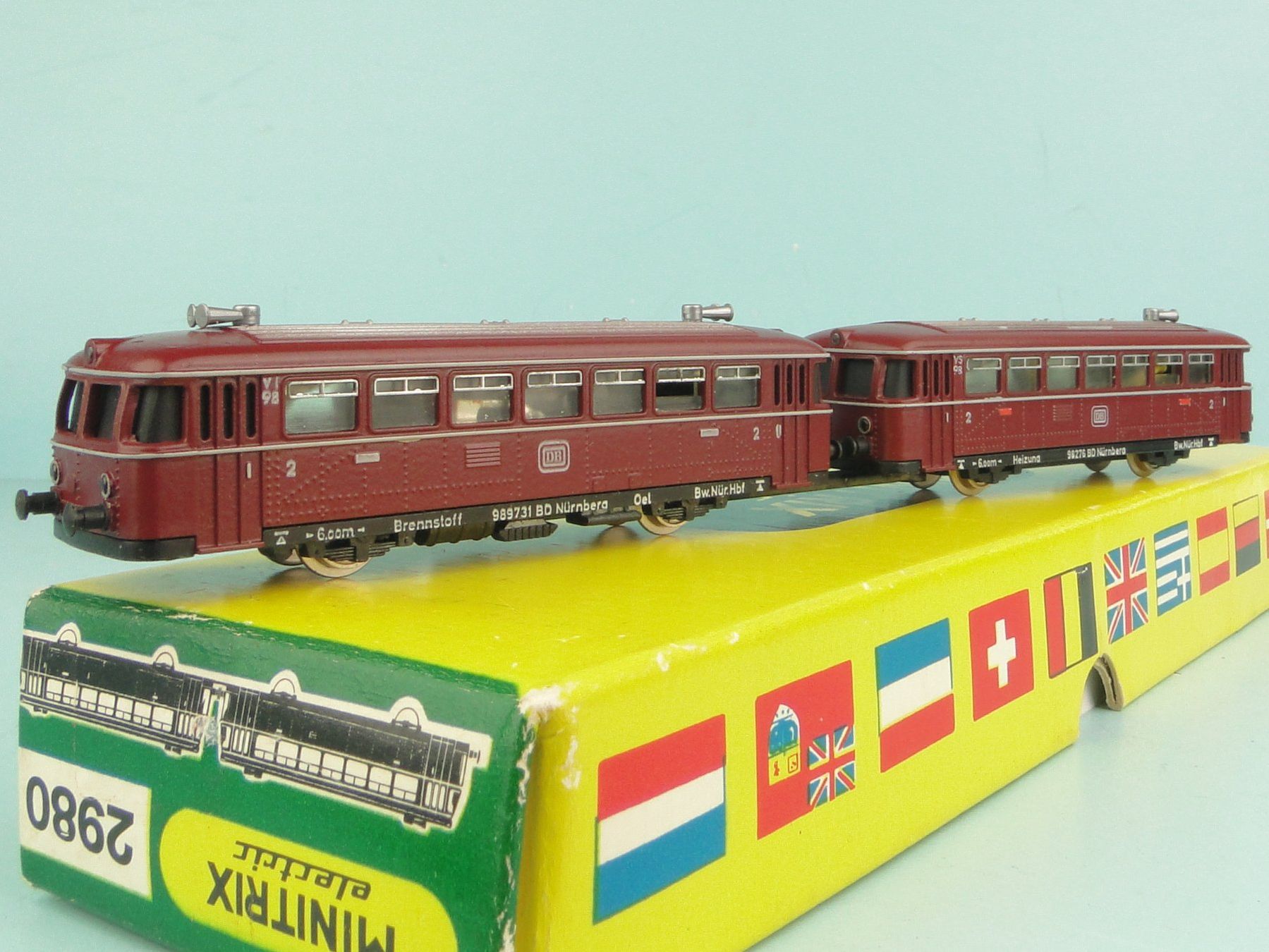 Trix Modelleisenbahnen: Minitrix N 2980 Schienenbus VT98 – Gebraucht aus Bülach von Albitrain