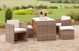 Balkon-/Loungeset 11-teilig