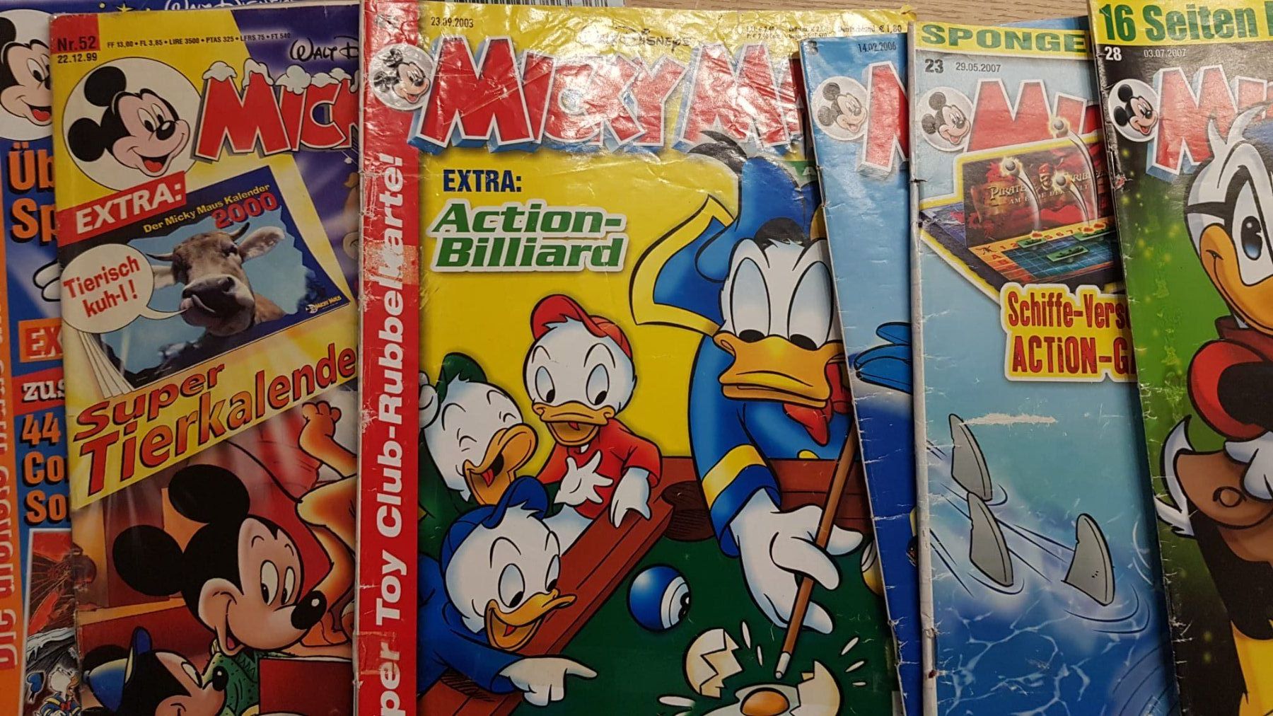Comics: Micky Mouse Hefte 1999 - 2007 – Gebraucht aus Spiegel b. Bern von sus_xj97 2