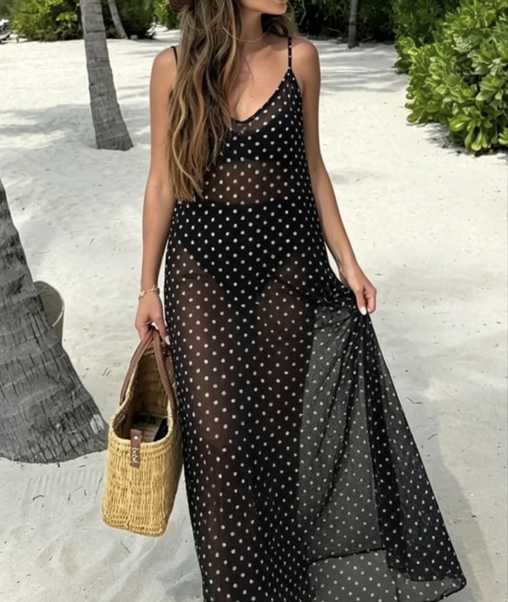Kleider: Strandkleid „polka dot“ – Neu und originalverpackt aus Tennwil von Zaylaaa
