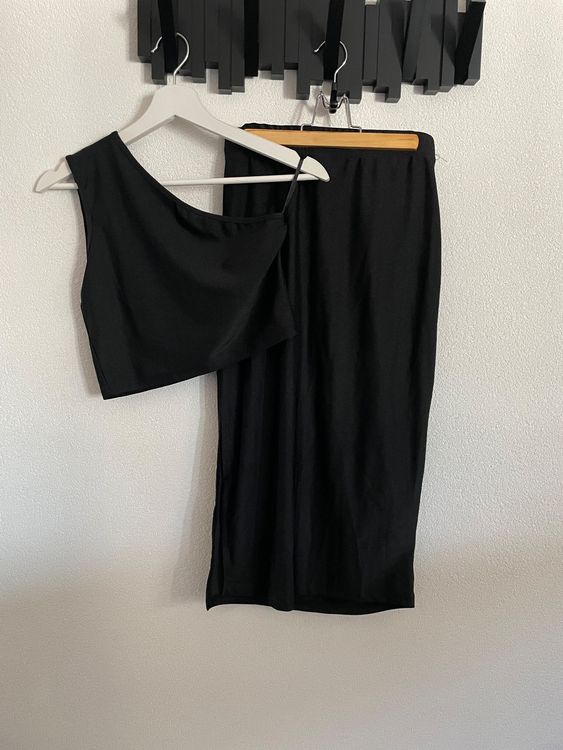 Ensemble Top Et Gilet Pause Café - Polyester Blanc Coloré, Motifs Géométriques - Taille 42/44