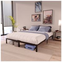 Bettgestell Metallbett Bettrahmen 140x200cm mit Stauraum