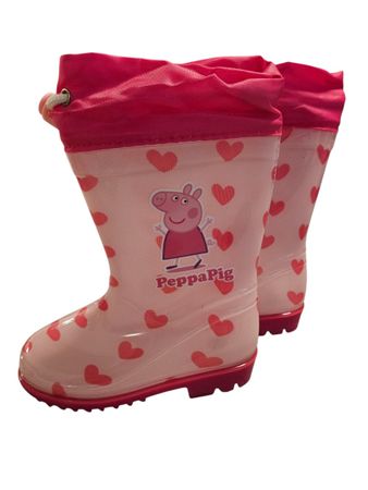 Peppa Pig Gummistiefel, Gr.22-27 rosa Herzchen