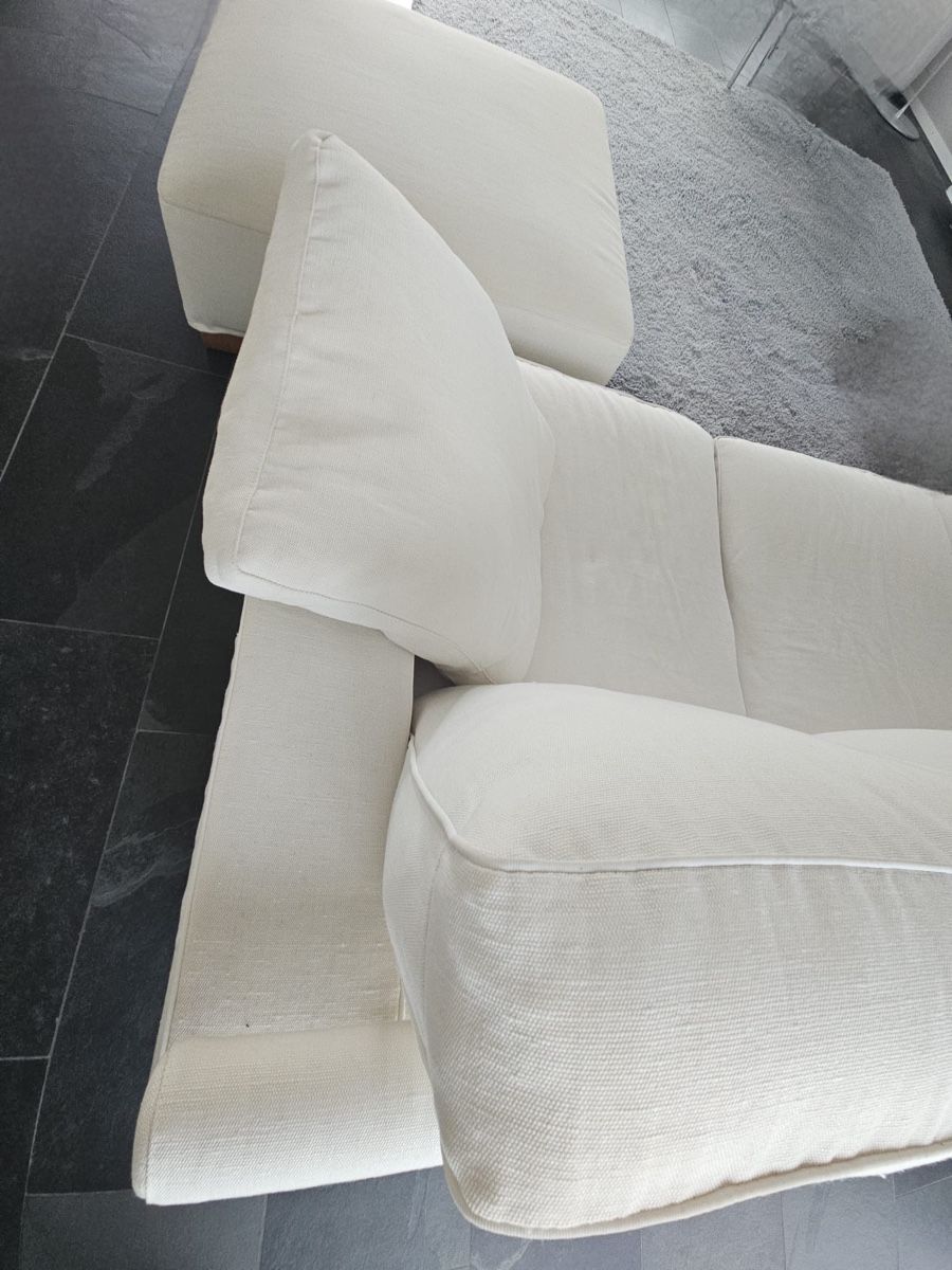 Divani: Offwhite, Flexform Sofa Status mit Hocker, Antonio Citterio – Usato da Embrach venduto da bea_8424 8
