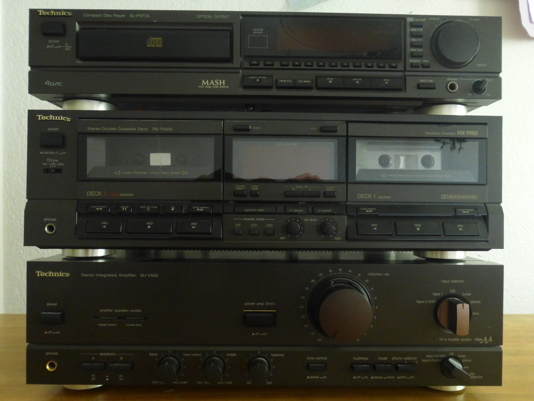 Technics Amplificateurs: Technics Verstärker Amplifier Tape Kassette CD Player – Défectueux à Zumikon par psisound