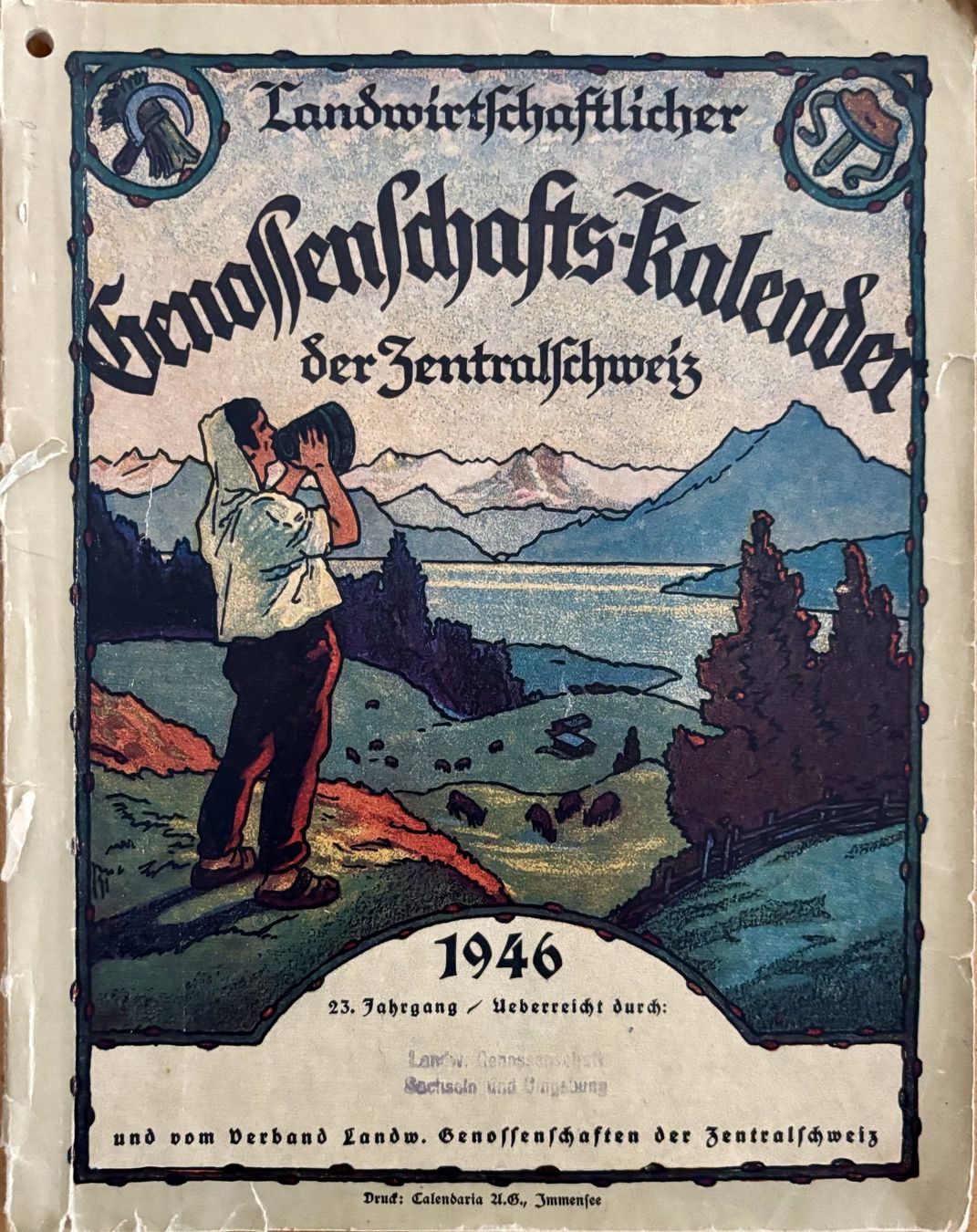 Libri: Genossenschafts-Kalender 1946 – Usato da Sarnen venduto da Livres