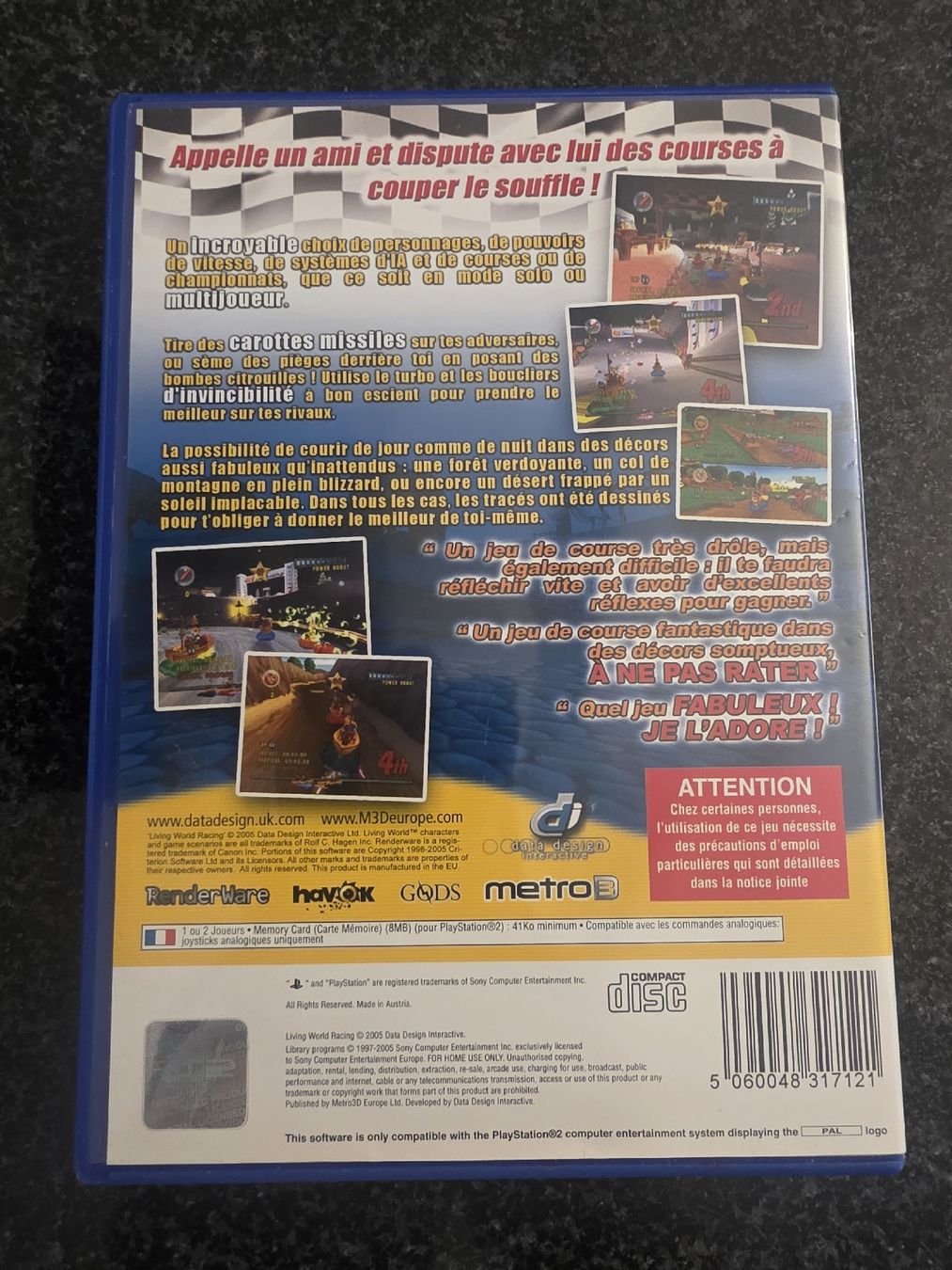 Spiele: Living World Racing PS2 – Gebraucht aus Chavornay von Crash37 1