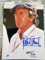 Photo autographiée par JACKY STEWART F1