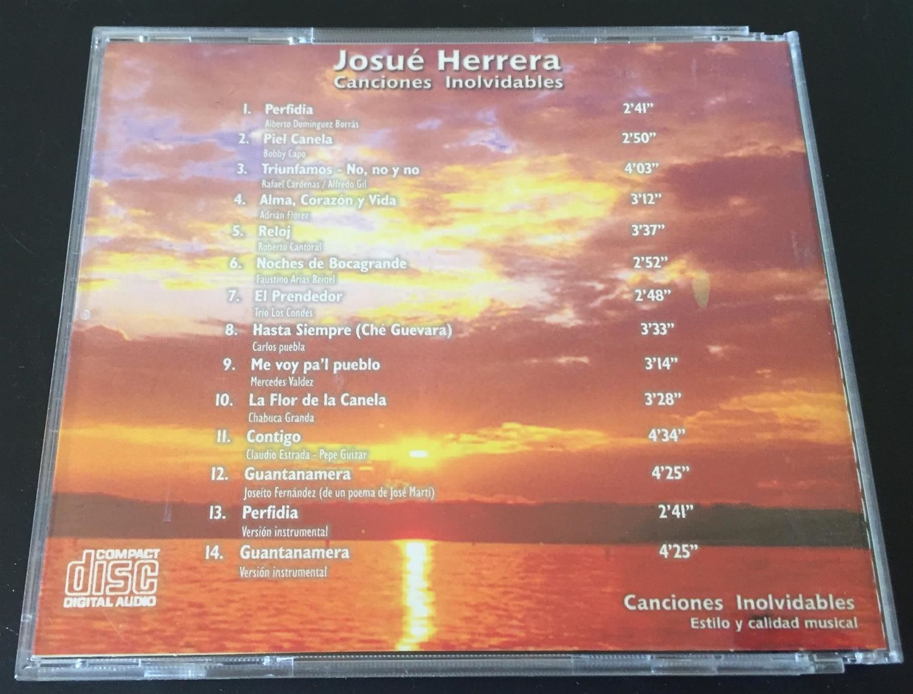 CD: Josué Herrera  Canciones Inolvidables – Nuovo (secondo la descrizione) da Genève venduto da Cockattoo 2