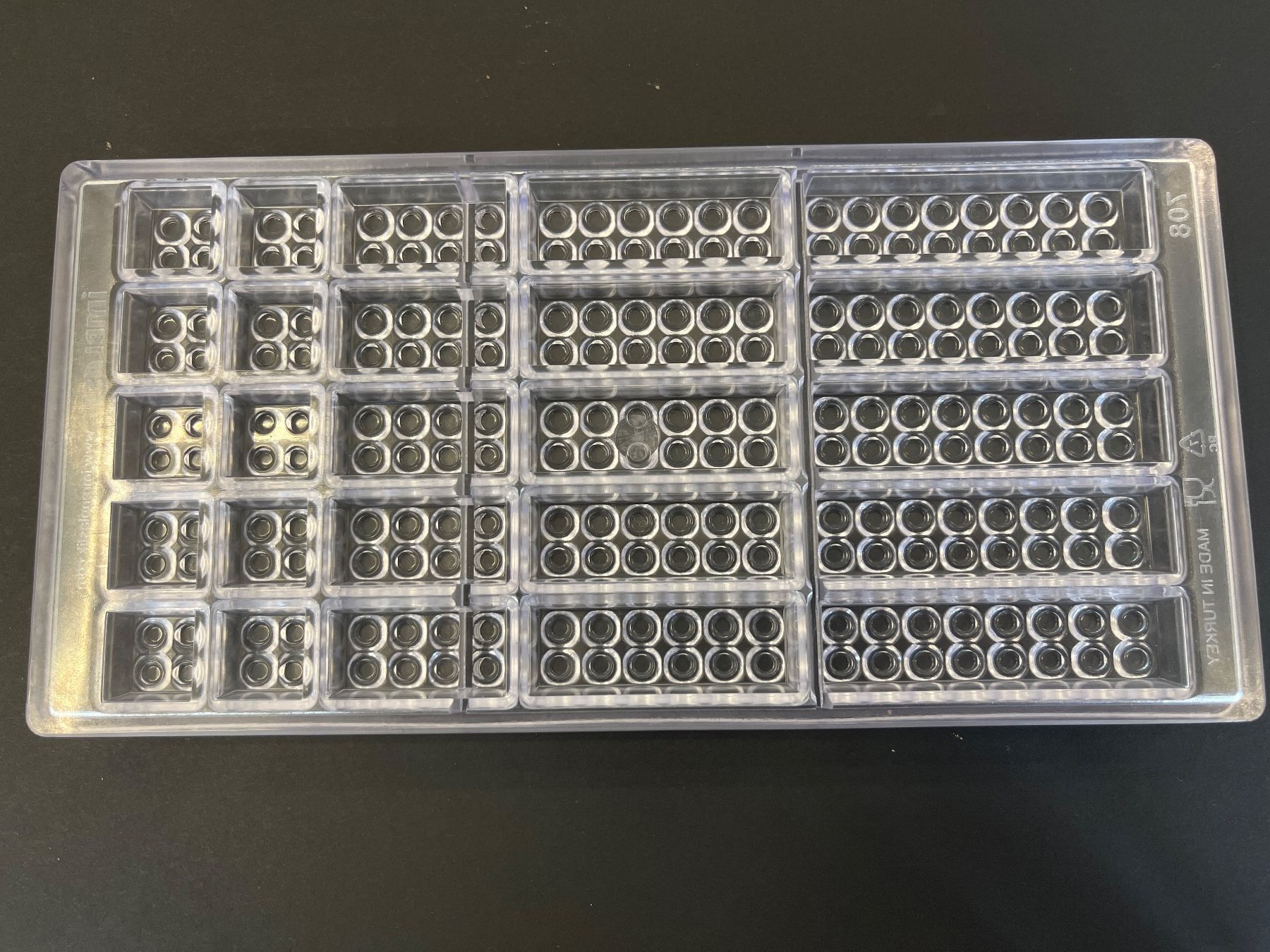 Teglie da forno: Polycarbonat Schokoladenform Legosteine – Usato da Illnau venduto da flamingo007