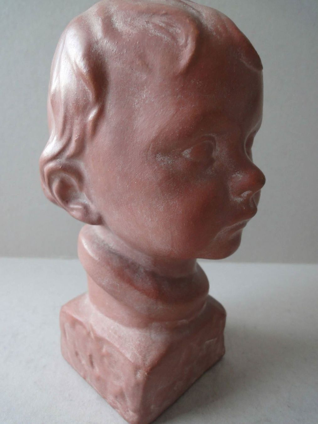 Statuette: Alte Keramikfigur - Kinderkopf – Usato da Chur venduto da omonia 6