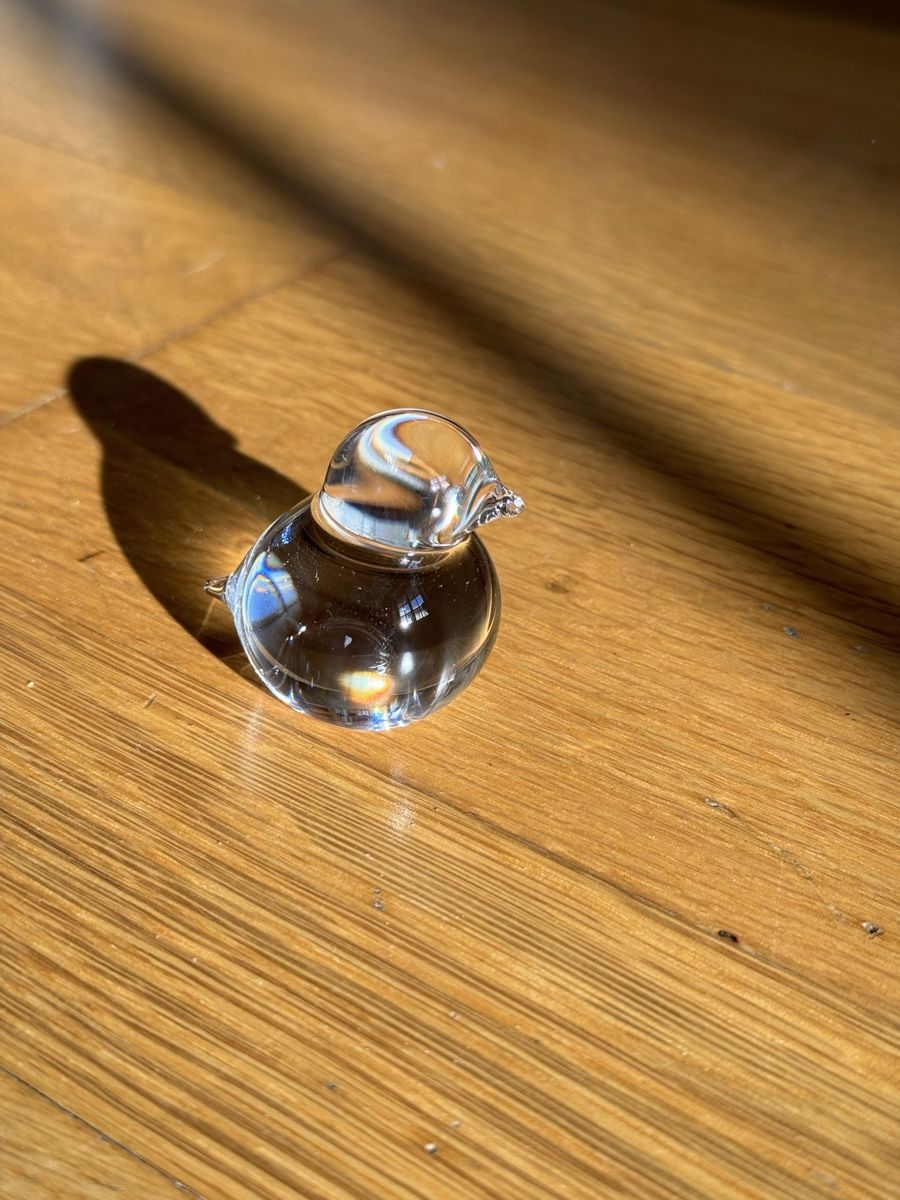 Statuette: Kleine Glasfigur Ente – Usato da Basel venduto da superbusi 1