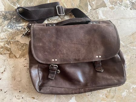 KIOMI Umhängetasche Leder Vintage look