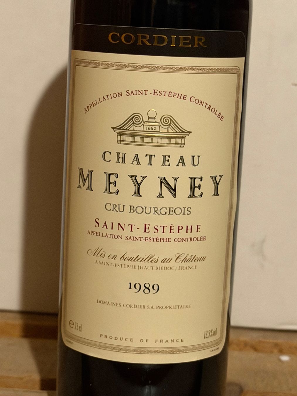 Vino: Château MEYNEY 1989 Saint-Estèphe – Nuovo (secondo la descrizione) da Roche VD venduto da avediscipule 1