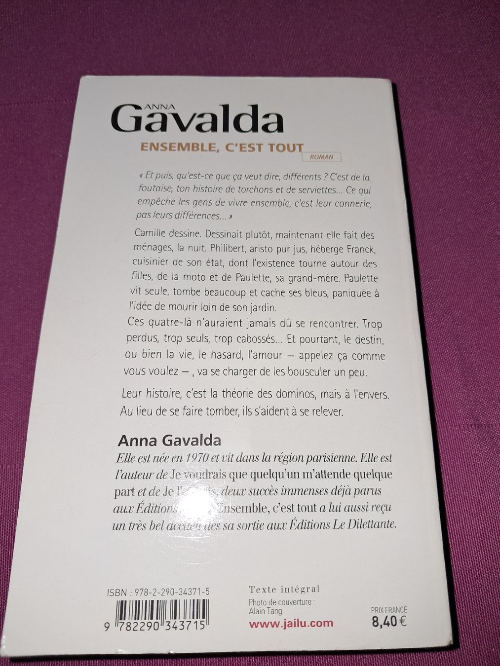 Bücher: Anna Gavalda ensemble c'est tout – Gebraucht aus Le locle von juliensaran 1