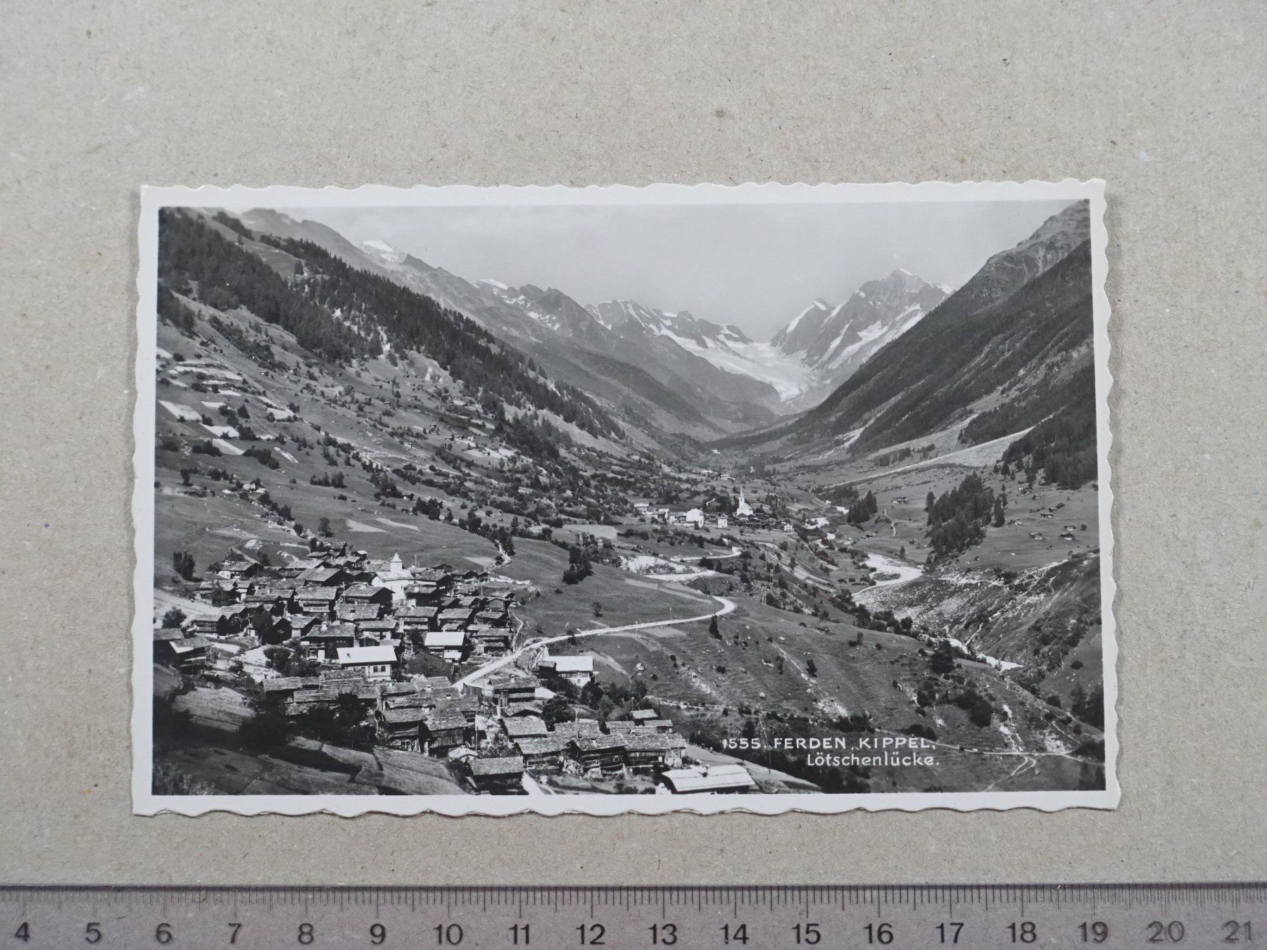 Ansichtskarten: Ferden, Kippel, Lötschenlücke, Lötschental – Gebraucht aus Lenzburg von fh1