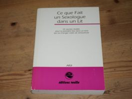 Ce que fait un sexologue dans un lit