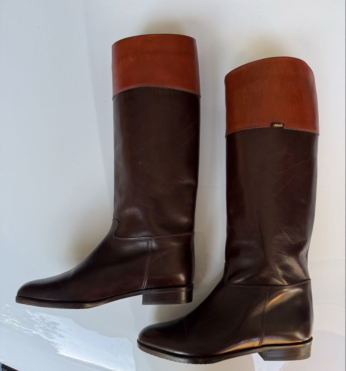 Bally Scarpe da donna: Bally Lederstiefel braun/cognac Gr. 37 – Usato da St.Gallen venduto da A9000 1