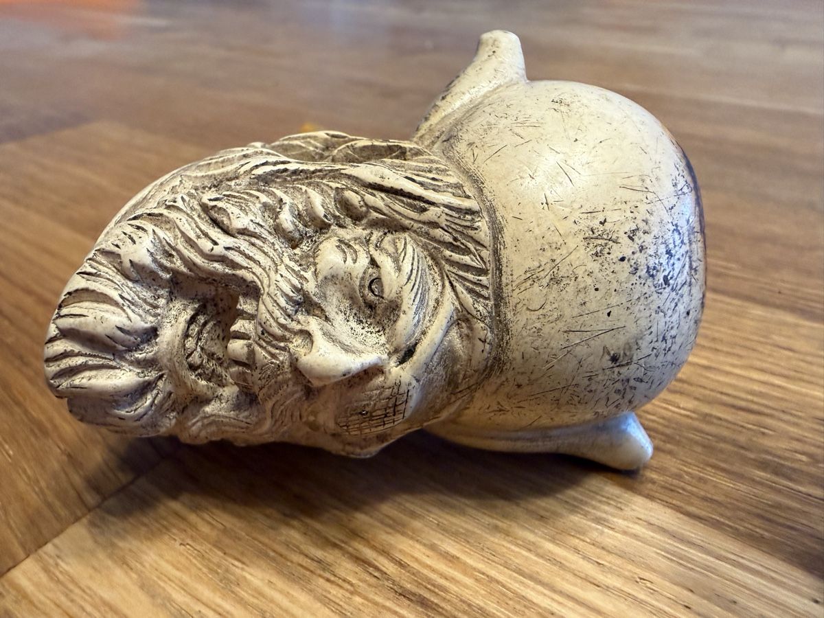 Pipe & Accessori: Alte Pfeife mit Kopf, Tabak Pfeife Meerschaum Pfeife – Usato da Goldach venduto da Messerguru 3