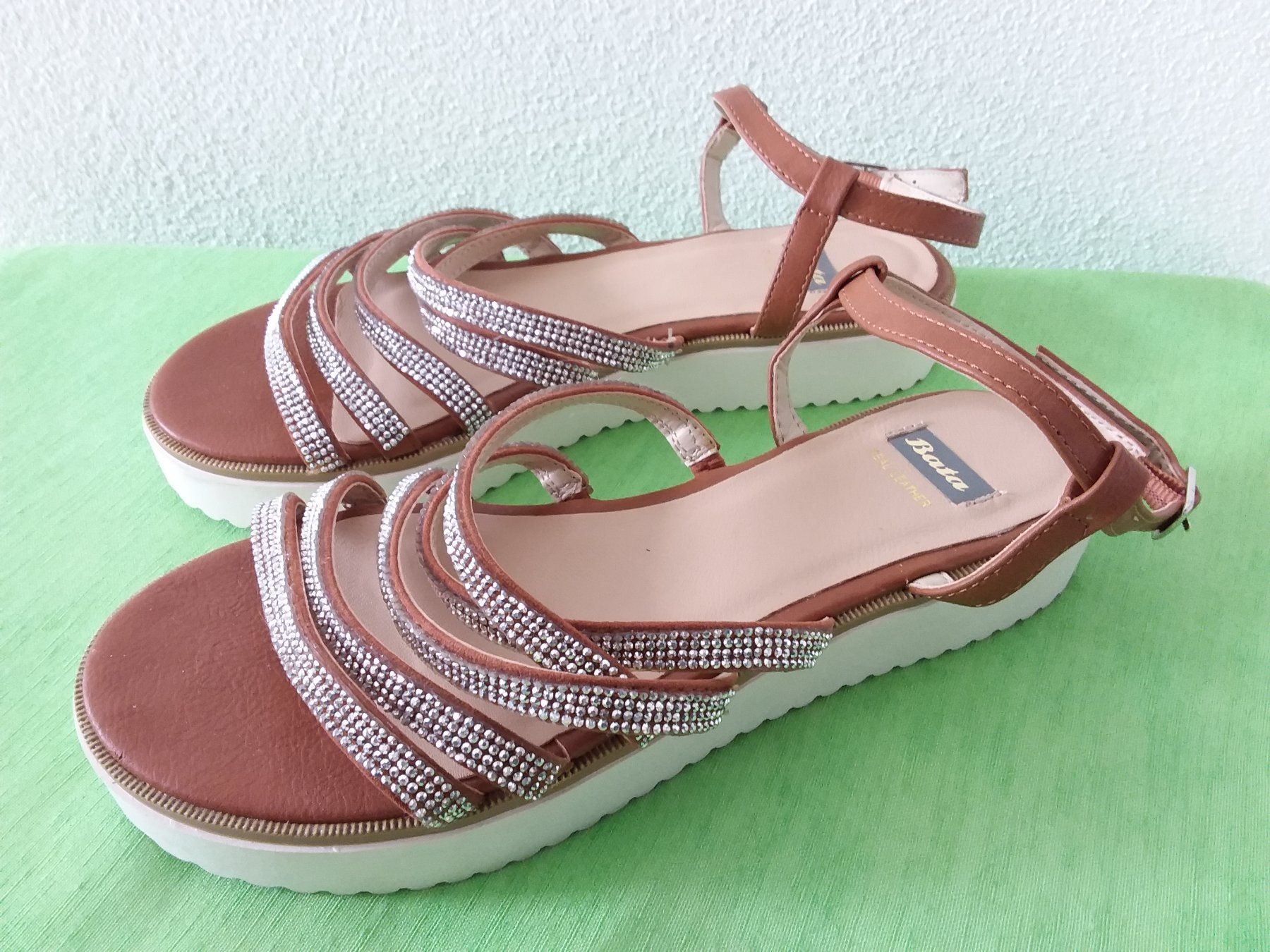 Scarpe da donna: Glitzer Sandalen, Gr 38, NEU – Usato da Uitikon Waldegg venduto da Risibisi7