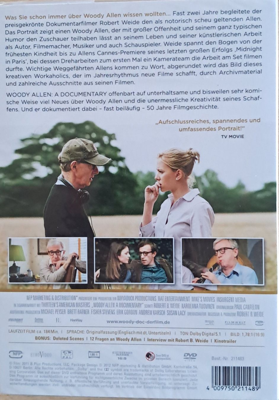 Tutti i DVDs: Woody Allen - A Documentary [2 DVDs] 2012 – Nuovo (secondo la descrizione) da Schmitten FR venduto da Frank_Anders_S48 1