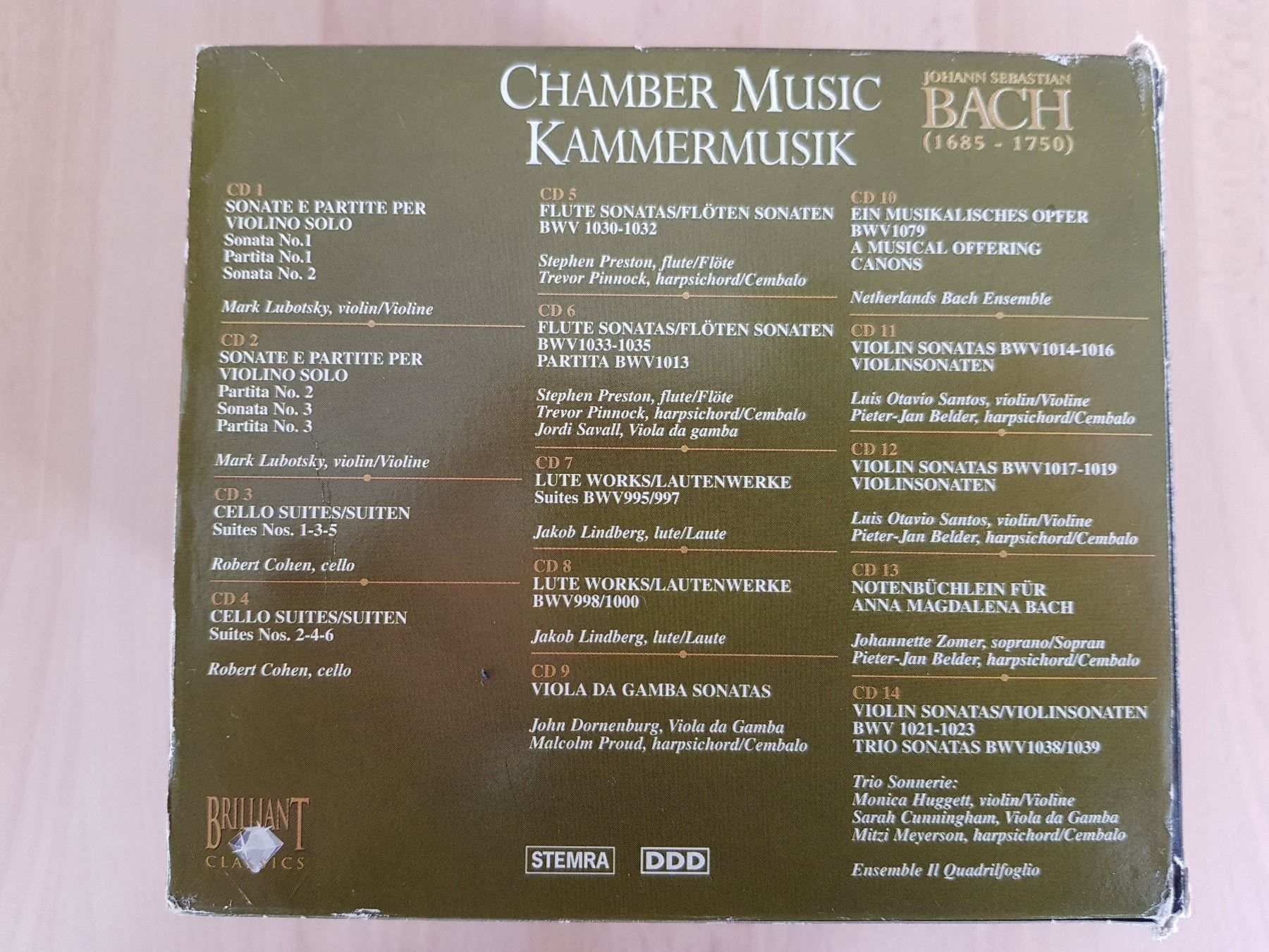 CD: Bach edition - vol 16 – Usato da Bionnens venduto da Meg011 2