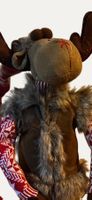 Weihnachts- Elch  stehend, Figur, Tier, Dekoration