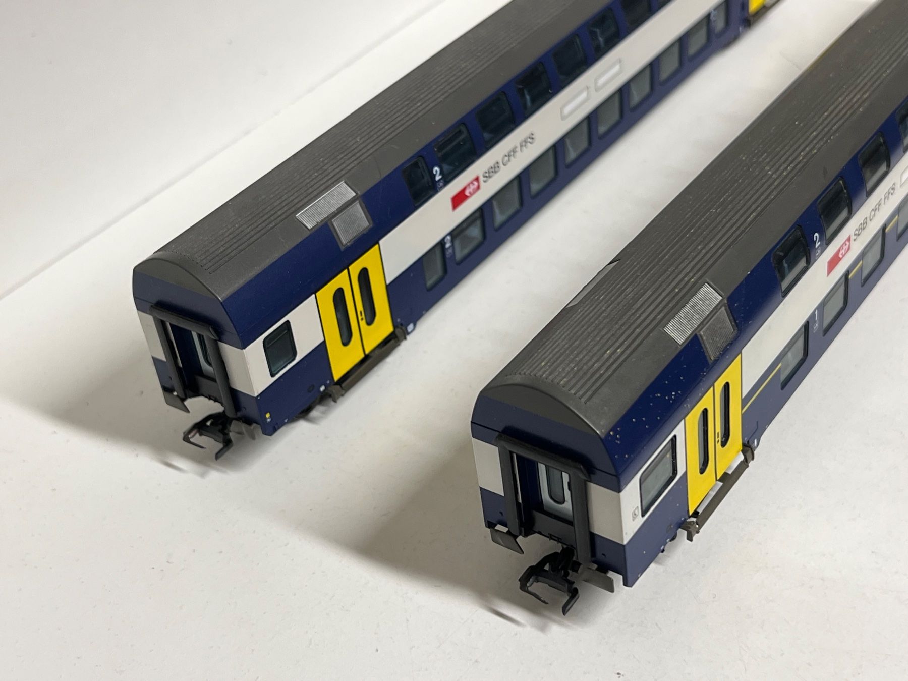 Fleischmann Modellini di ferrovie: Fleischmann S Bahn SBB   H0 AC 2 Stk. – Difettoso da Geroldswil venduto da TopTrain54 5