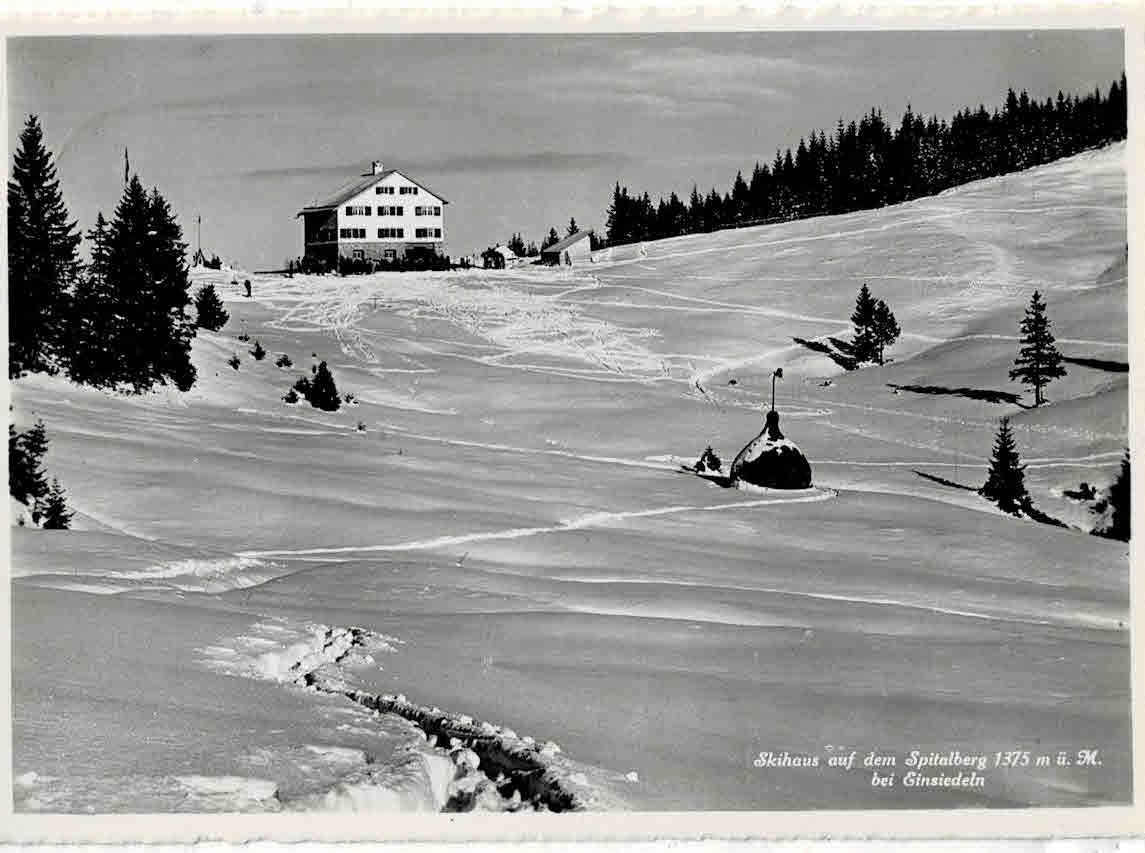 Cartoline postali: Einsiedeln Spitalberg – Usato da Sulz AG venduto da Oberdanne8