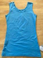 Colora Damen Top, Shirt, Gr. XS, BioBaumwolle, Hellblau, NEU