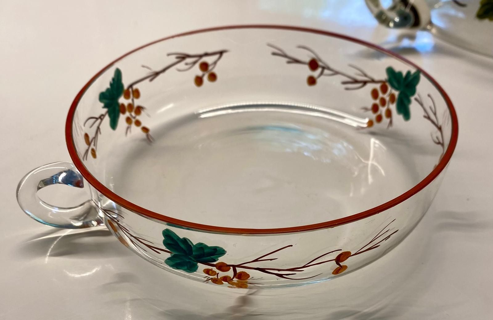 Ciotole:  Dessertschalen-Set Glas mit Griff – Usato da Krauchthal venduto da SamsPuce 2