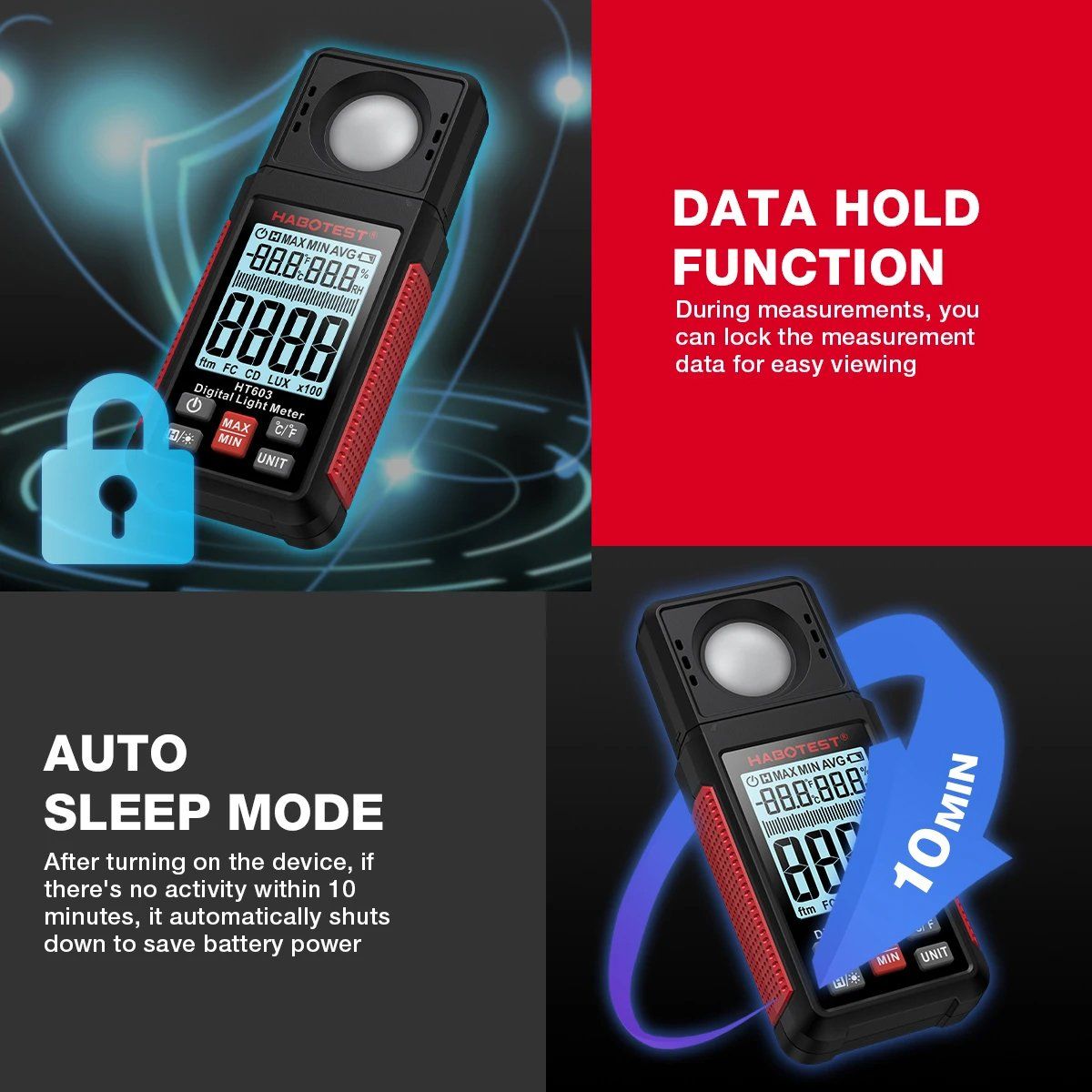 Misurare: NEU Luxmeter Lichtmessgerät / Luxmètre Light Meter – Nuovo e nell'imballaggio originale da Isérables venduto da Wishlist 3
