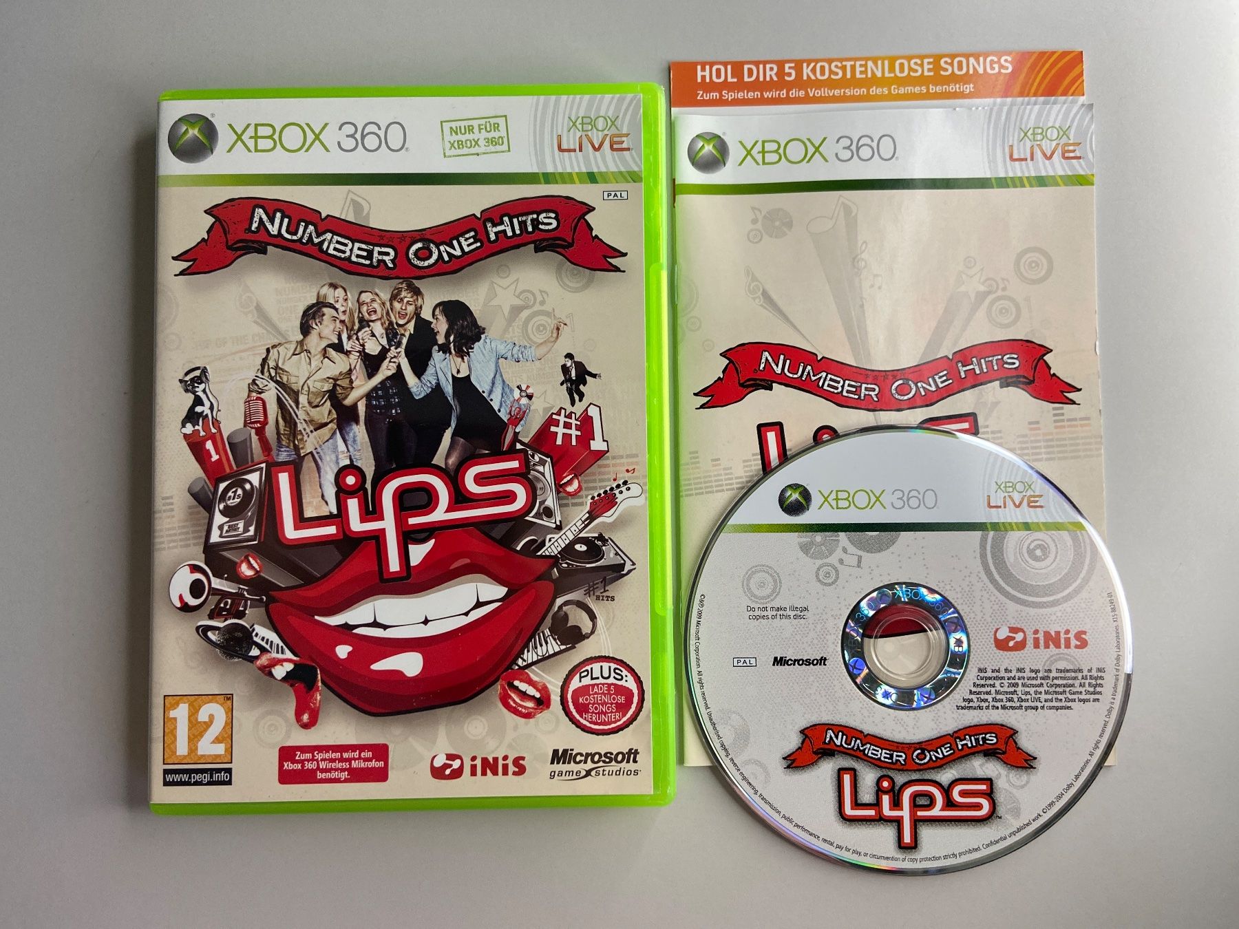 Microsoft Giochi: Lips Number One Hits - Xbox 360 – Usato da St.gallen venduto da taduz