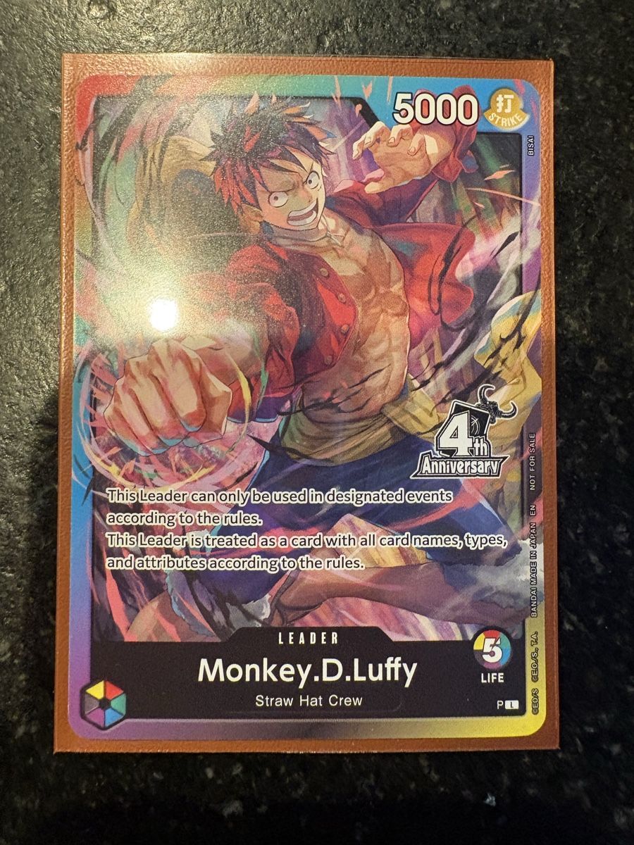 Bandai Cartes à collectionner: Rainbow luffy leader  4th anniversary  – Neuf (Voir description) à Colombier NE par lur_8rt9