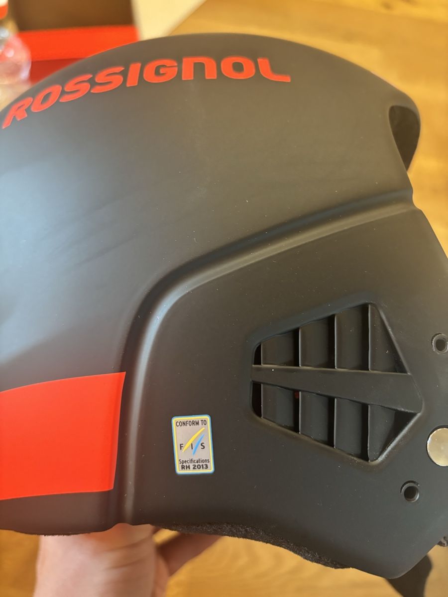 Rossignol Caschi: Rossignol GS FIS Helm – Nuovo e nell'imballaggio originale da Engelberg venduto da Orangensigma247 3