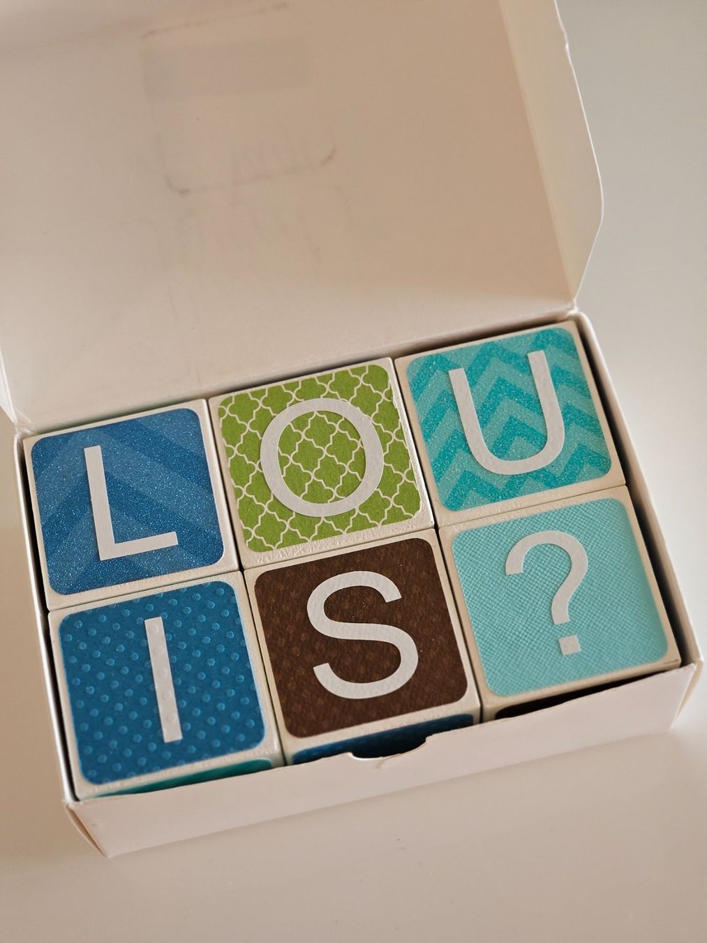 Spielzeuge: Deko "Louis" - Holzklötze – Neu (gemäss Beschreibung) aus Luzern von J.Co