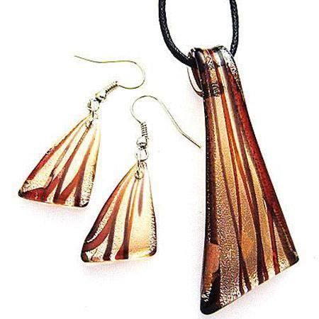 Altri gioielli: Set No4: Kette + Ohrhänger rot/sw  Neu – Nuovo e nell'imballaggio originale da Kleinandelfingen venduto da Baba23