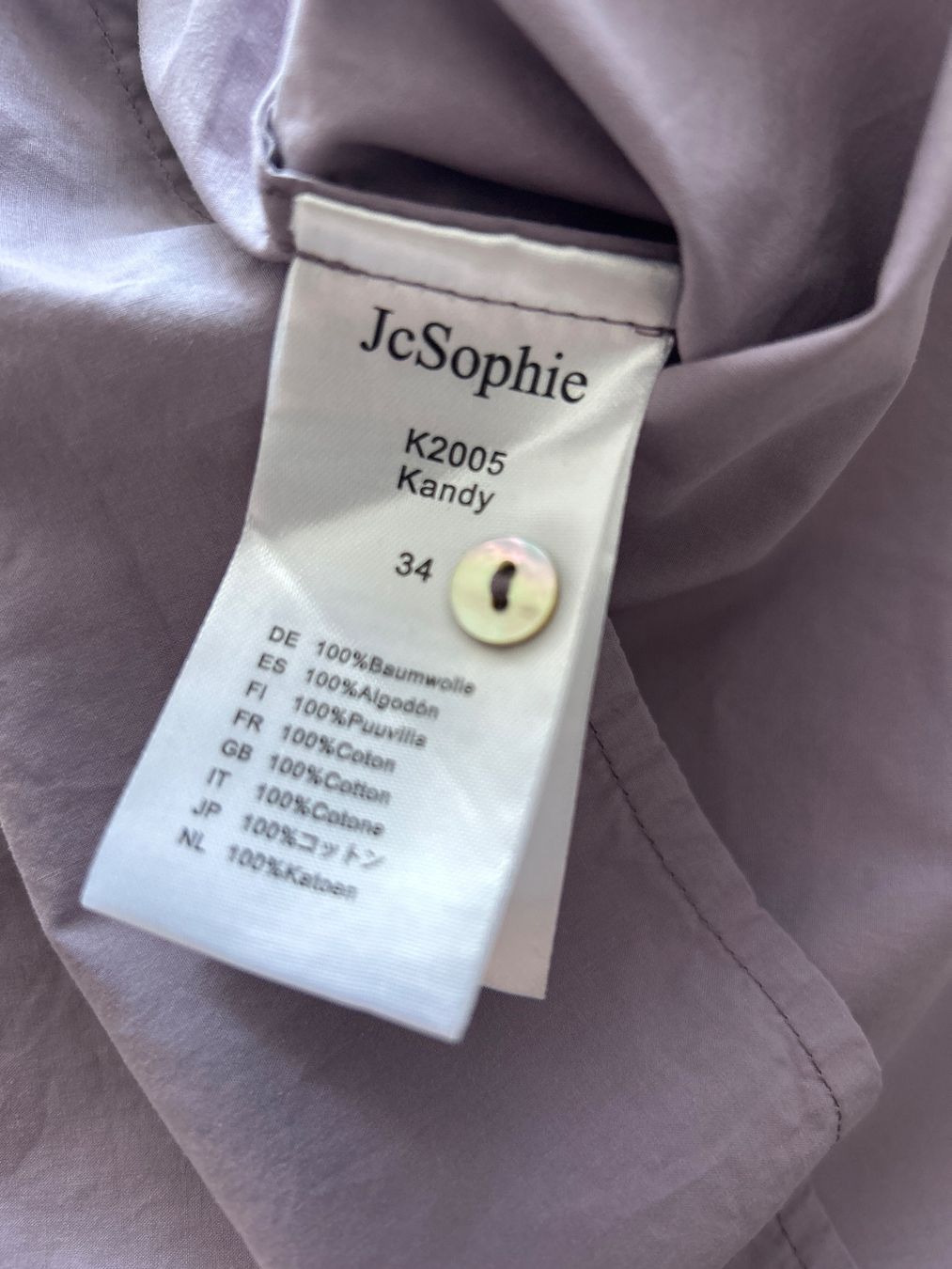 Camicette: Baumwolle JoSophie Bluse Gr.S, Lila – Usato da Feuerthalen venduto da Anna_Swift 5