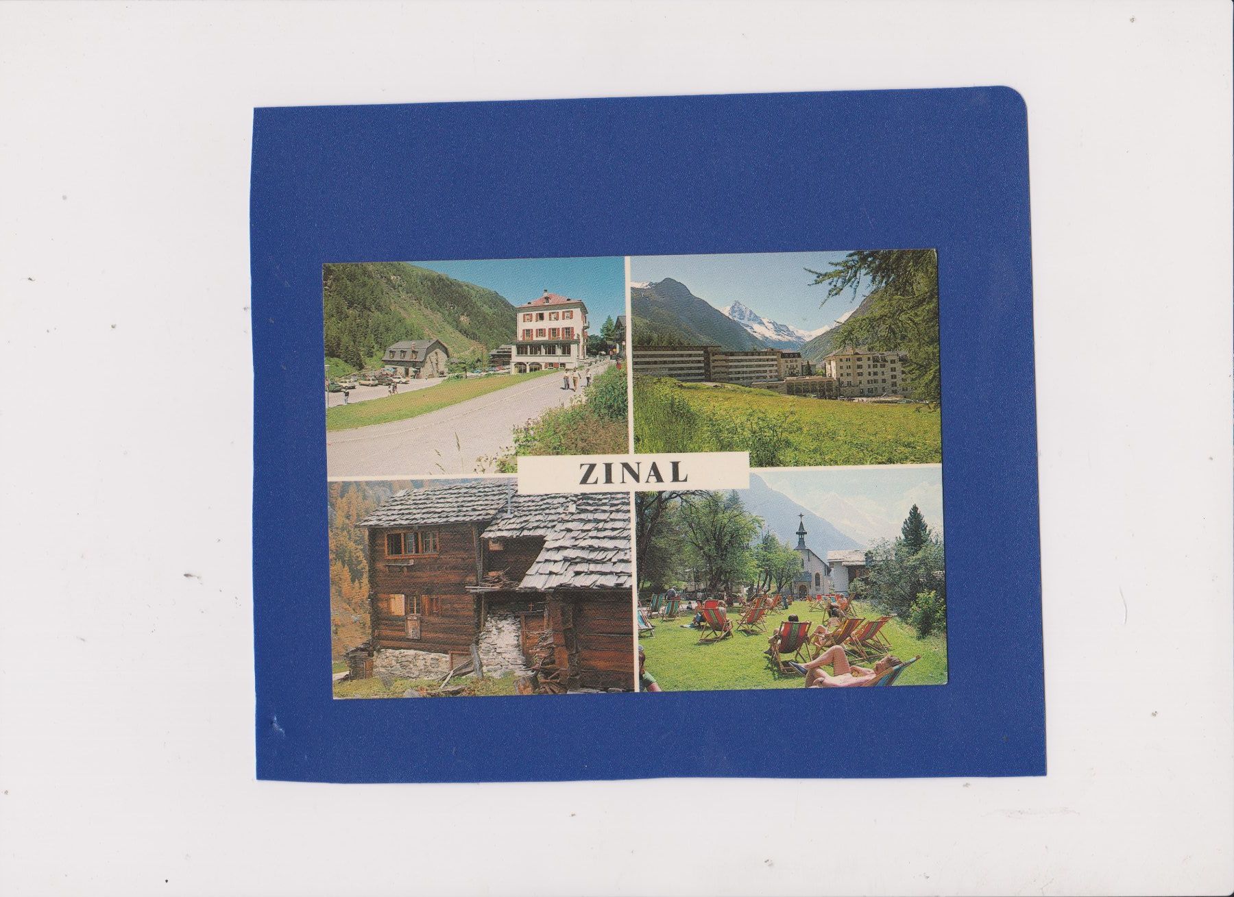 Cartoline postali: Carte Postale Zinal Valais – Usato da Bex venduto da Canouille
