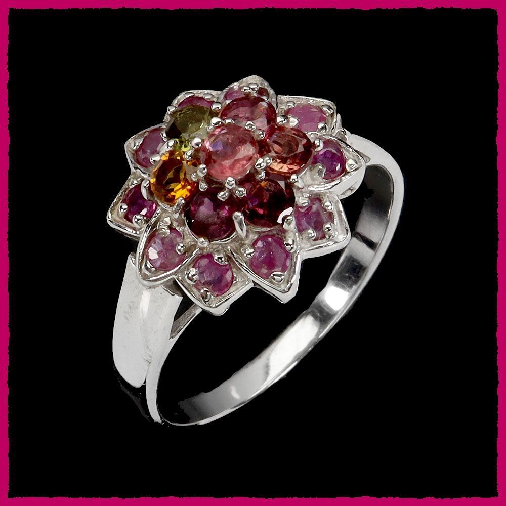 Ringe: TOURMALINE, Multi-Turmalin - Rubin Ringe 925 Silber – Neu und originalverpackt aus Oberglatt ZH von Goldfee1 1
