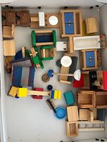 Holz-Puppenhausmöbel-Zubehör-grosses Set