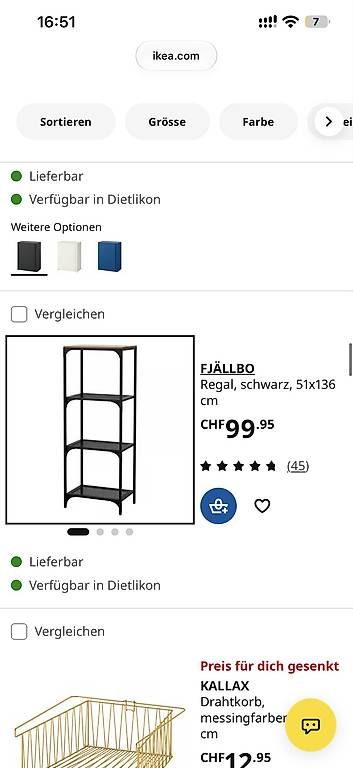 Étagères: Regal Metall schwarz – D'occasion à Regensdorf par rob_c7xr 3