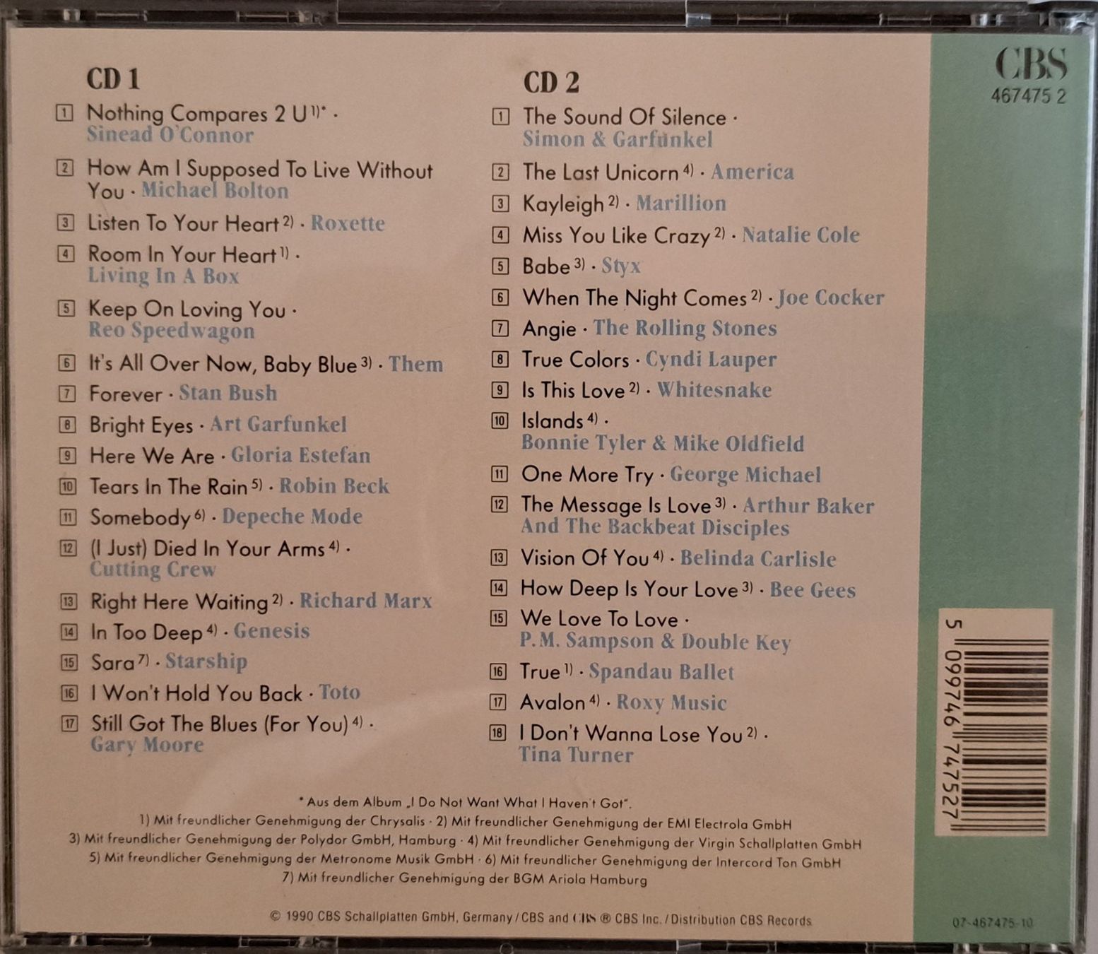 CD: Kuschel Rock 4(1990) - 2 CDs – Usato da Tenniken venduto da mik_6mxg 7