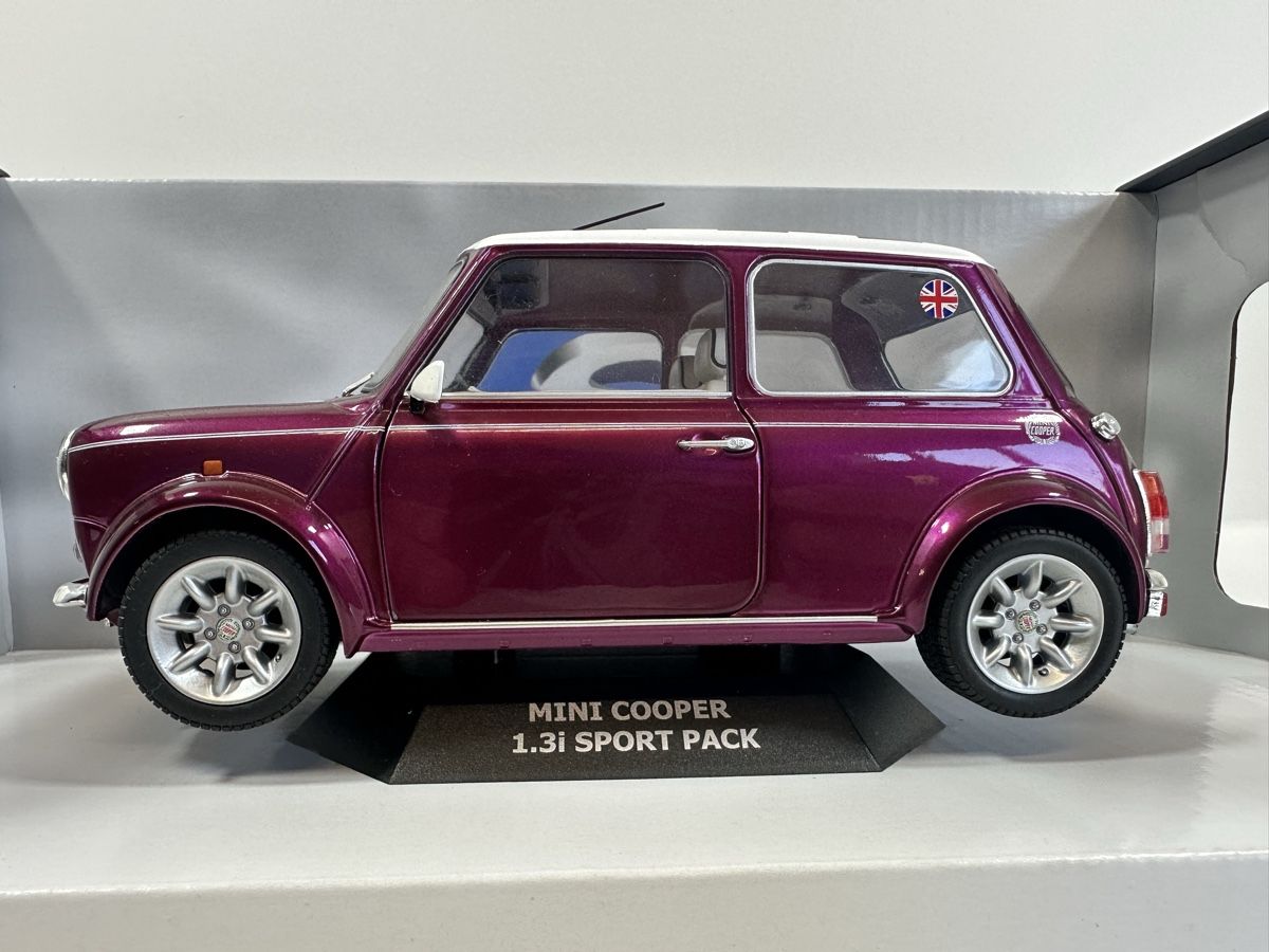 Mini Cooper 1.3i Sport Pack 1:18, violett, inkl. OVP, SOLIDO (Neu ...