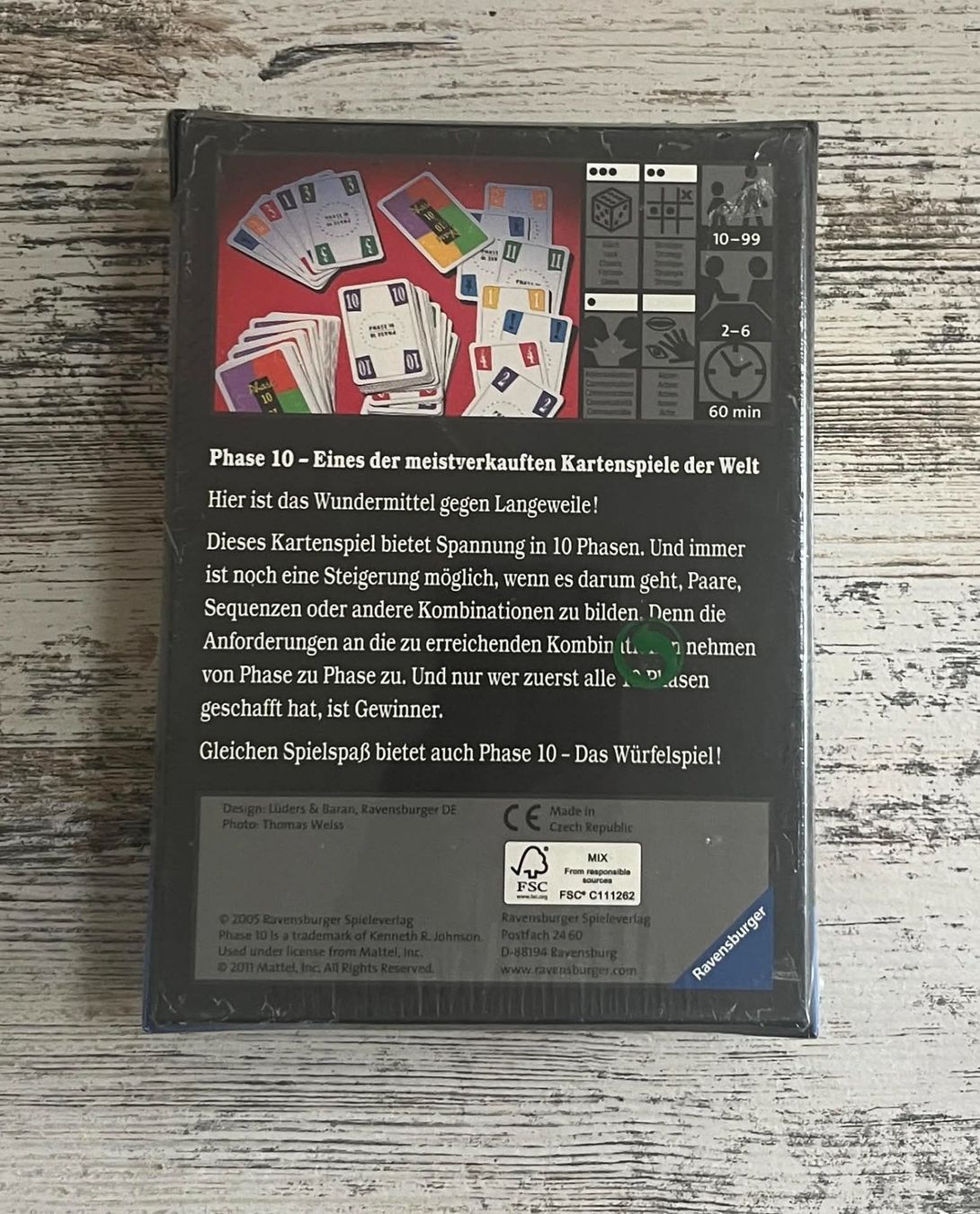 Ravensburger Giochi: Phase 10 OVP von Ravensburger aus 2005 – Nuovo e nell'imballaggio originale da Volketswil venduto da Shane.02 1