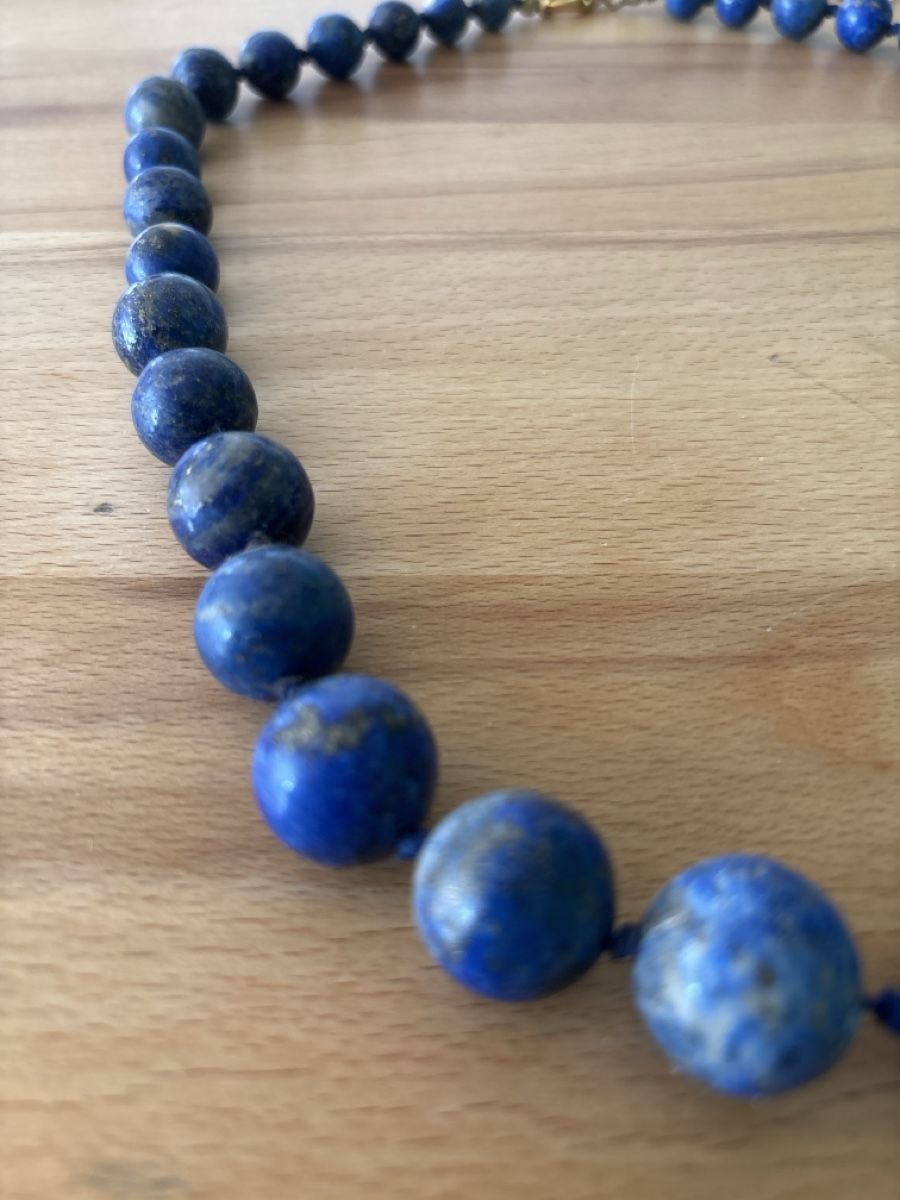 Catenine: Lapis Lazuli Halskette – Usato da Dittingen venduto da ssplendore 1